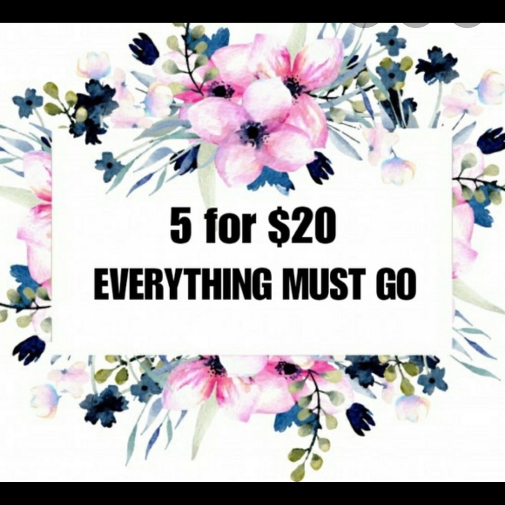 5 for 20! All items that are under 15!
